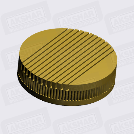 Brass Taper Slotted Vent
