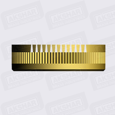 Brass Taper Slotted Vent